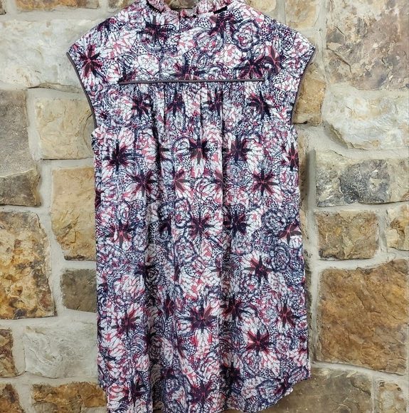 Sea 12 Kaleidescape Printed Quilted Embroidered Fish Dress - Picture 5 of 10